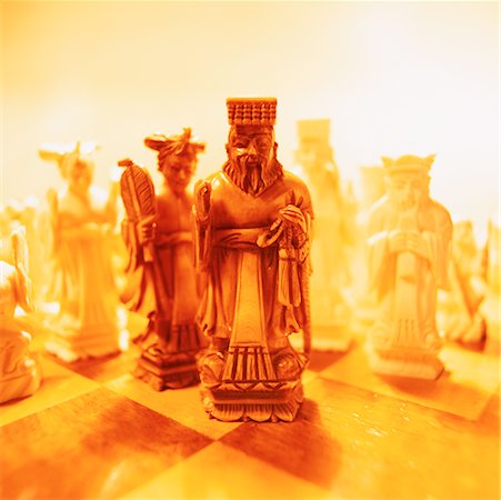 simsearch:700-00075674,k - Close-Up of King and Queen on Chess Board Stock Photo - Rights-Managed, Code: 700-00072783