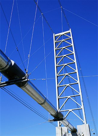 Looking Up at Alaska Pipeline Alaska, USA Stock Photo - Rights-Managed, Code: 700-00084422