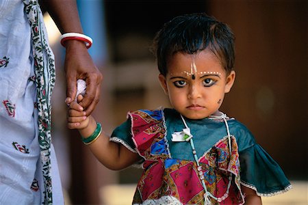 simsearch:700-01200131,k - Portrait of Child with Parent at Hare Krishna Chanting Festival Andaman Islands, India Stock Photo - Rights-Managed, Code: 700-00085928