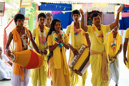 simsearch:855-03021954,k - People at Hare Krishna Chanting Festival, Govindapur Andaman Islands, India Stock Photo - Rights-Managed, Code: 700-00085929