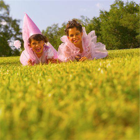 simsearch:700-00085631,k - Girls on Lawn in Costume Stock Photo - Rights-Managed, Code: 700-00087275