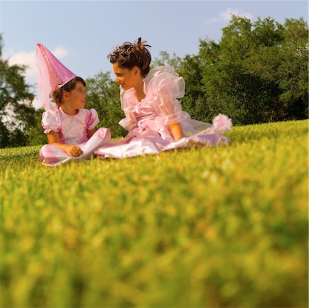 simsearch:700-00085631,k - Girls on Lawn in Costume Stock Photo - Rights-Managed, Code: 700-00087276