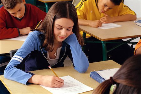 simsearch:700-00087935,k - Students in Classroom Stock Photo - Rights-Managed, Code: 700-00087919