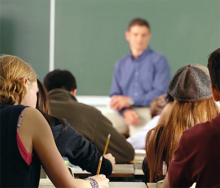 simsearch:700-00087935,k - Students and Teacher in Classroom Stock Photo - Rights-Managed, Code: 700-00087928