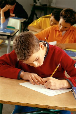 simsearch:700-00087935,k - Students in Classroom Stock Photo - Rights-Managed, Code: 700-00087920