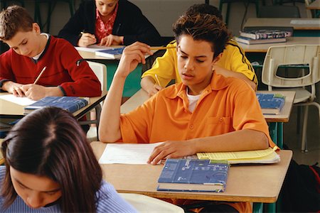 simsearch:700-00087935,k - Students in Classroom Stock Photo - Rights-Managed, Code: 700-00087921