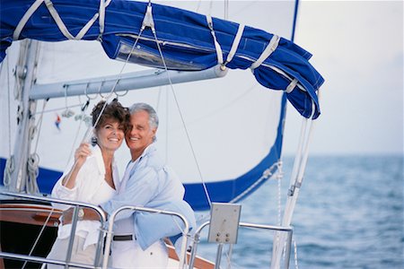 furling - Couple on Boat Stock Photo - Rights-Managed, Code: 700-00088770