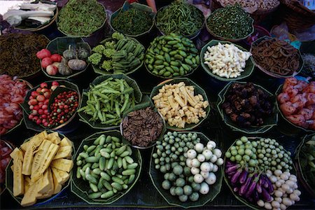 simsearch:659-06187957,k - Légumes au marché de Pak Klong Bangkok, Thaïlande Photographie de stock - Rights-Managed, Code: 700-00080033