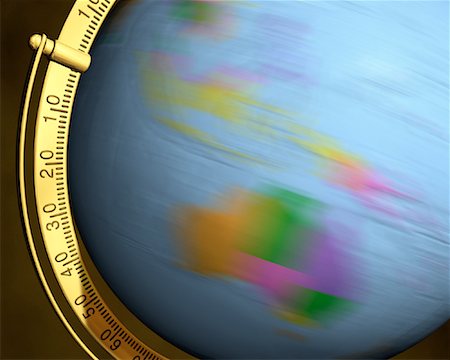 simsearch:700-00618429,k - Blurred View of Globe Spinning On Stand Australia Stock Photo - Rights-Managed, Code: 700-00080716