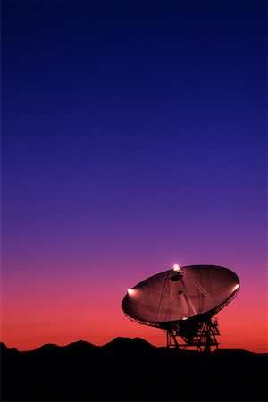 Satellite Dish at Jet Propulsion Lab at Sunset Goldstone, California, USA Stock Photo - Rights-Managed, Code: 700-00081314