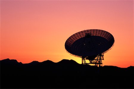 Satellite Dish at Jet Propulsion Lab at Sunset Goldstone, California, USA Stock Photo - Rights-Managed, Code: 700-00081312