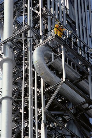 simsearch:700-00049076,k - Firefighters Performing Inspection at Oil Refinery Stock Photo - Rights-Managed, Code: 700-00081485