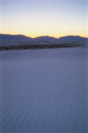 simsearch:862-08091424,k - Sand Dunes and San Andres Mountains at Dusk White Sands National Monument New Mexico, USA Stock Photo - Rights-Managed, Code: 700-00082820