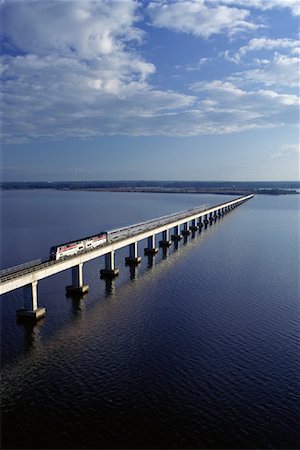 simsearch:700-00082932,k - Passenger Train on Bridge over Escambia Bay Florida, USA Stock Photo - Rights-Managed, Code: 700-00082877