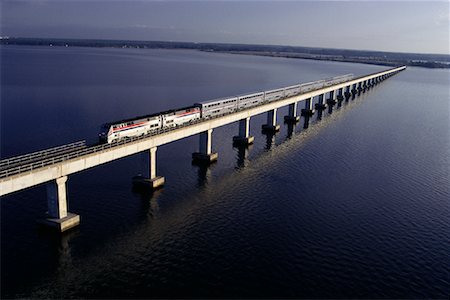 simsearch:700-00082932,k - Passenger Train on Bridge over Escambia Bay Florida, USA Stock Photo - Rights-Managed, Code: 700-00082878