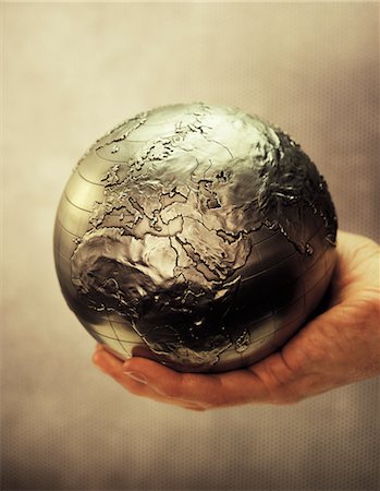 Globe in Palm of Hand Europe and Africa Stock Photo - Rights-Managed, Code: 700-00083086