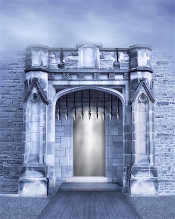 Castle Gate and Door Stock Photo - Rights-Managed, Code: 700-00083974