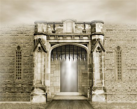 Castle Gate and Door Stock Photo - Rights-Managed, Code: 700-00083973