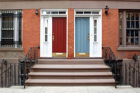simsearch:700-01694071,k - Apartment Doors Chelsea, New York, USA Stock Photo - Rights-Managed, Code: 700-00094775