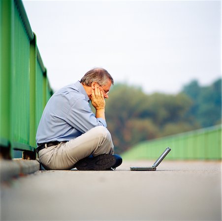 Man with Laptop Stock Photo - Rights-Managed, Code: 700-00097070