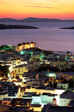 Chora, Mykonos, Grèce Photographie de stock - Rights-Managed, Code: 700-00097836