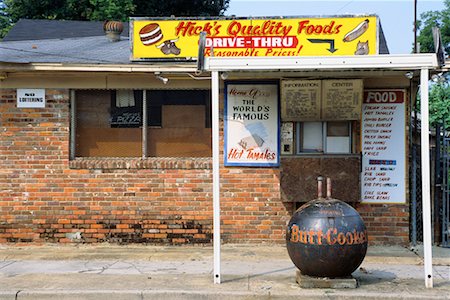 drive-thru - Restaurant, Clarksdale, Mississippi, Etats-Unis Photographie de stock - Rights-Managed, Code: 700-00098102