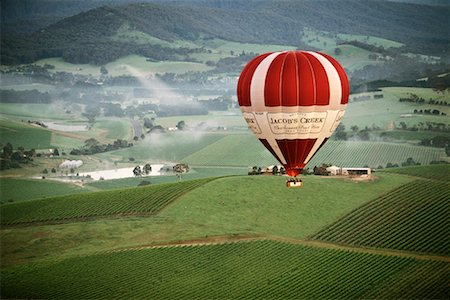 simsearch:700-00056968,k - Hot Air Balloon Over Yarra Valley Victoria, Australia Stock Photo - Rights-Managed, Code: 700-00090710