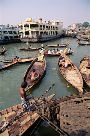 dhaka - River Taxis, Dhaka, Bangladesh Stock Photo - Rights-Managed, Code: 700-00090750