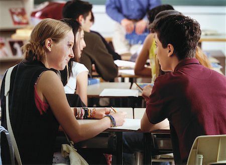 simsearch:700-00087935,k - Students in Classroom Stock Photo - Rights-Managed, Code: 700-00093778
