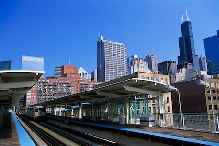 Subway Station Chicago, Illinois, USA Foto de stock - Con derechos protegidos, Código: 700-00093917