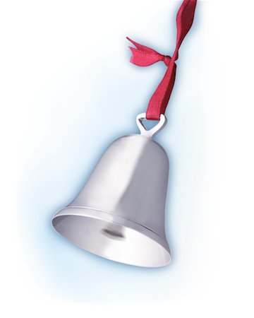 simsearch:700-01083071,k - Bell Hanging on Red Ribbon Stock Photo - Rights-Managed, Code: 700-00155744