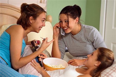 simsearch:700-01248703,k - Three Teenagers Indoors Stock Photo - Rights-Managed, Code: 700-00155796