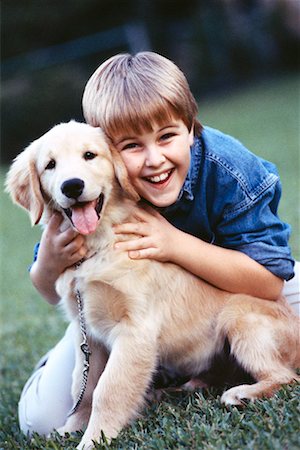 simsearch:700-00071488,k - Potrait of Boy and Dog Stock Photo - Rights-Managed, Code: 700-00156998