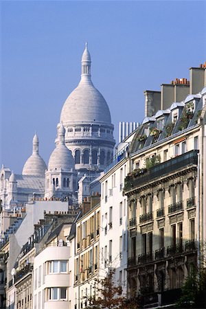 simsearch:700-03018166,k - View of the Sacre Coeur Paris, France Stock Photo - Rights-Managed, Code: 700-00157680
