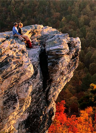 simsearch:700-00157939,k - Couple Hiking in Hanging Rock State Park, Piedmont, North Carolina, USA Stock Photo - Rights-Managed, Code: 700-00157921