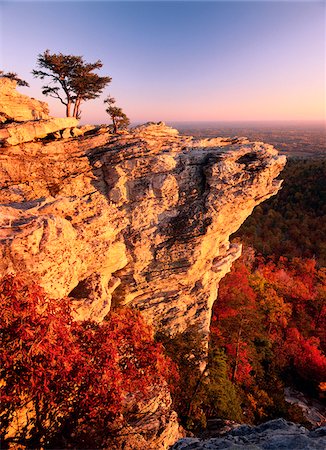 simsearch:700-00157939,k - Hanging Rock at Dusk, Piedmont, Hanging Rock State Park North Carolina, USA Stock Photo - Rights-Managed, Code: 700-00157923