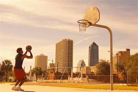 simsearch:700-00060777,k - Man Playing Basketball Stock Photo - Rights-Managed, Code: 700-00158062
