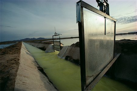 Flood Irrigation of Field Stock Photo - Rights-Managed, Code: 700-00159324