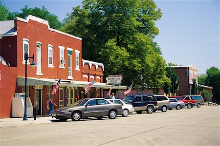 Main Street, Brownville, Nebraska Stock Photo - Rights-Managed, Code: 700-00150090