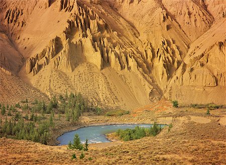 farwell canyon - Farewell Canyon, Chilcotin River, British Columbia, Canada Stock Photo - Rights-Managed, Code: 700-00150276