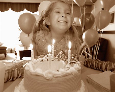 simsearch:700-00085631,k - Girl With Birthday Cake Stock Photo - Rights-Managed, Code: 700-00150897