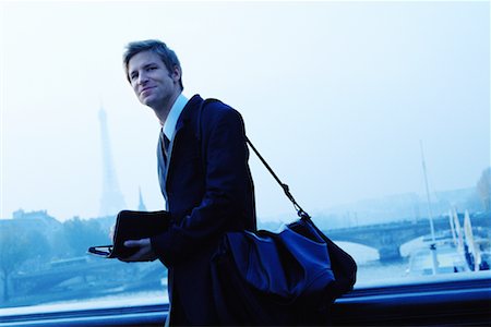 simsearch:700-00189516,k - Businessman with View of Eiffel Tower Stock Photo - Rights-Managed, Code: 700-00151201