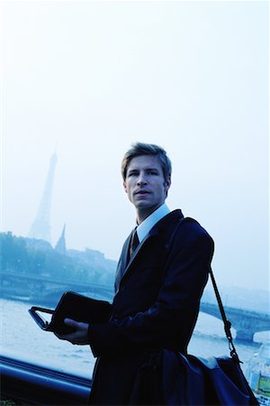simsearch:700-00189516,k - Businessman with View of Eiffel Tower Stock Photo - Rights-Managed, Code: 700-00151202
