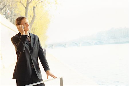 simsearch:700-00189516,k - Businessman Using Cell Phone Stock Photo - Rights-Managed, Code: 700-00151213