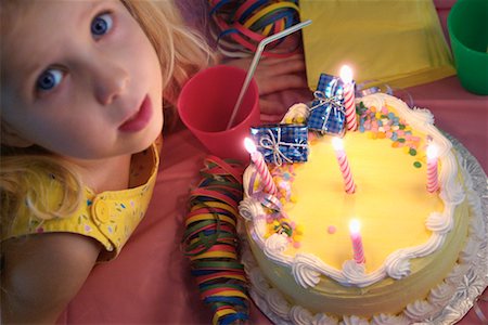 simsearch:700-00477709,k - Girl With Birthday Cake Stock Photo - Rights-Managed, Code: 700-00151627