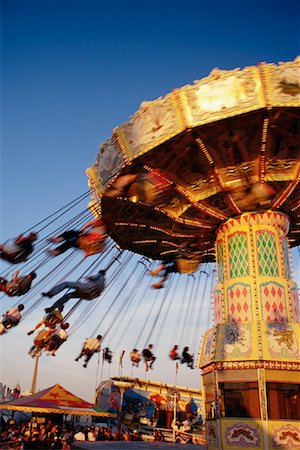 Swing Ride at CNE, Toronto, Ontario, Canada Stock Photo - Rights-Managed, Code: 700-00152122
