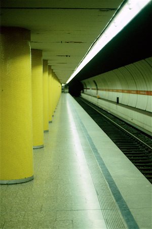 simsearch:600-02637306,k - Platform and Tunnel in Subway Station Munich, Germany Stock Photo - Rights-Managed, Code: 700-00152583