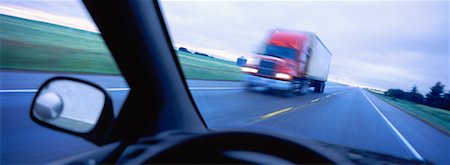 simsearch:700-00089787,k - Car and Truck on Highway Stock Photo - Rights-Managed, Code: 700-00153050