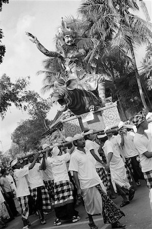 simsearch:700-00153601,k - Balinease Men in Procession Ubud, Bali Indonesia Stock Photo - Rights-Managed, Code: 700-00153603