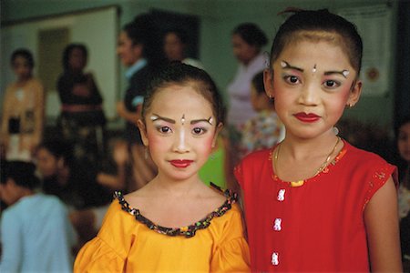 simsearch:700-00364288,k - Two Girls in Make-up Penestanan, Bali, Indonesia Stock Photo - Rights-Managed, Code: 700-00153612